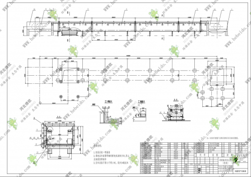 福建XGZ-1200铸石槽刮板输送机CAD